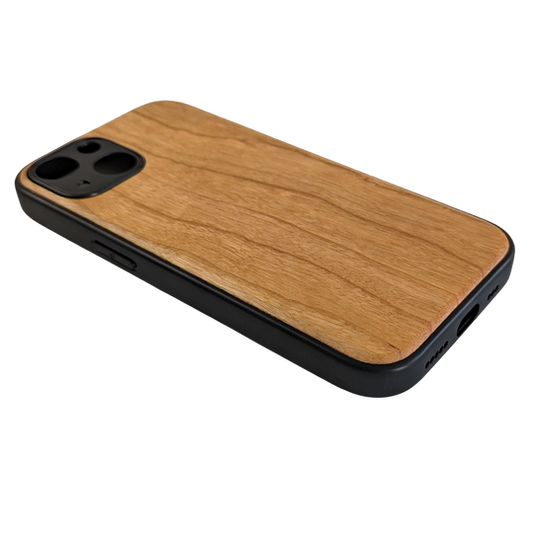 Handyhülle Holz Seitenansicht
