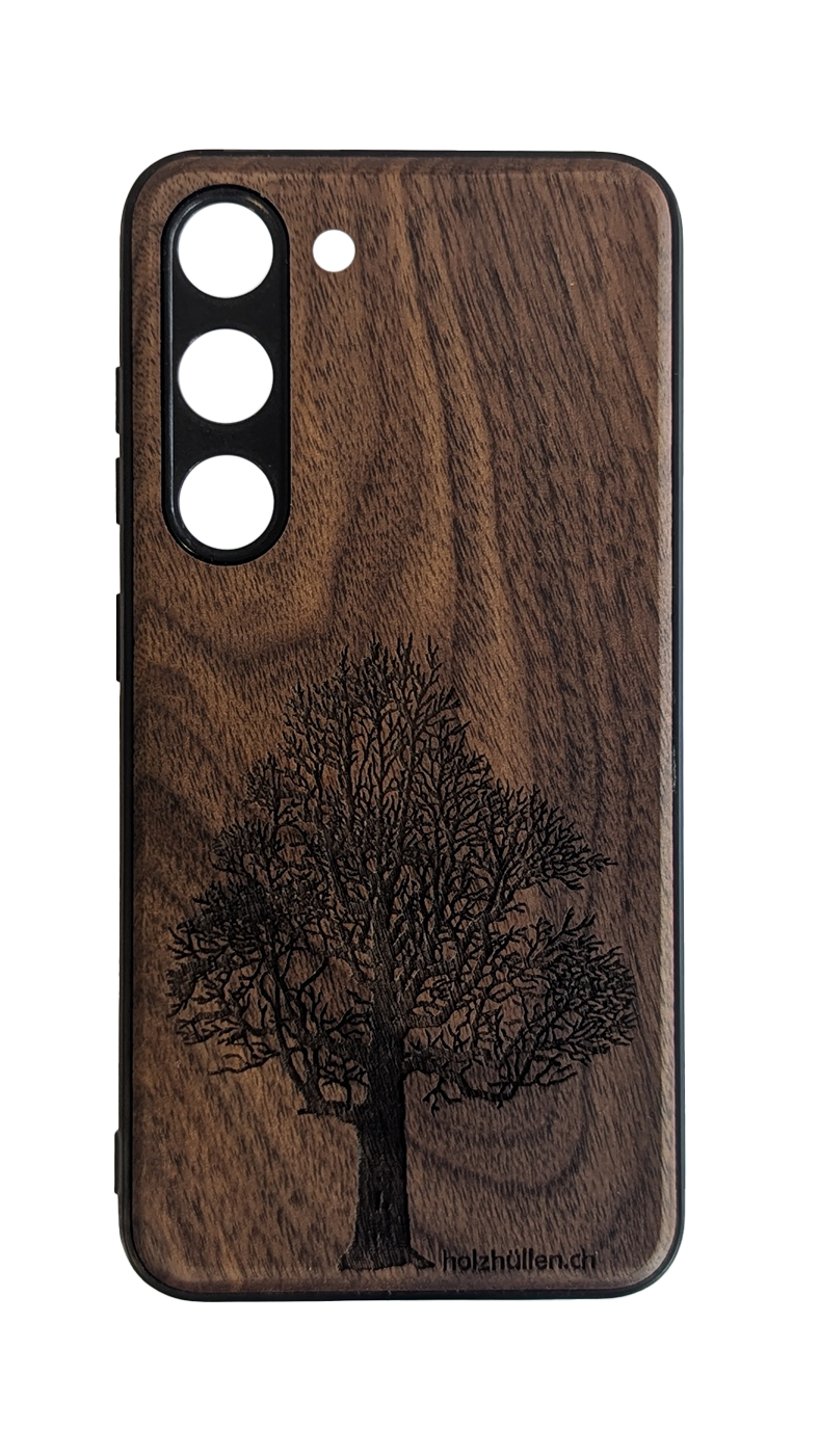 Nussbaumholz Handyhülle Samsung