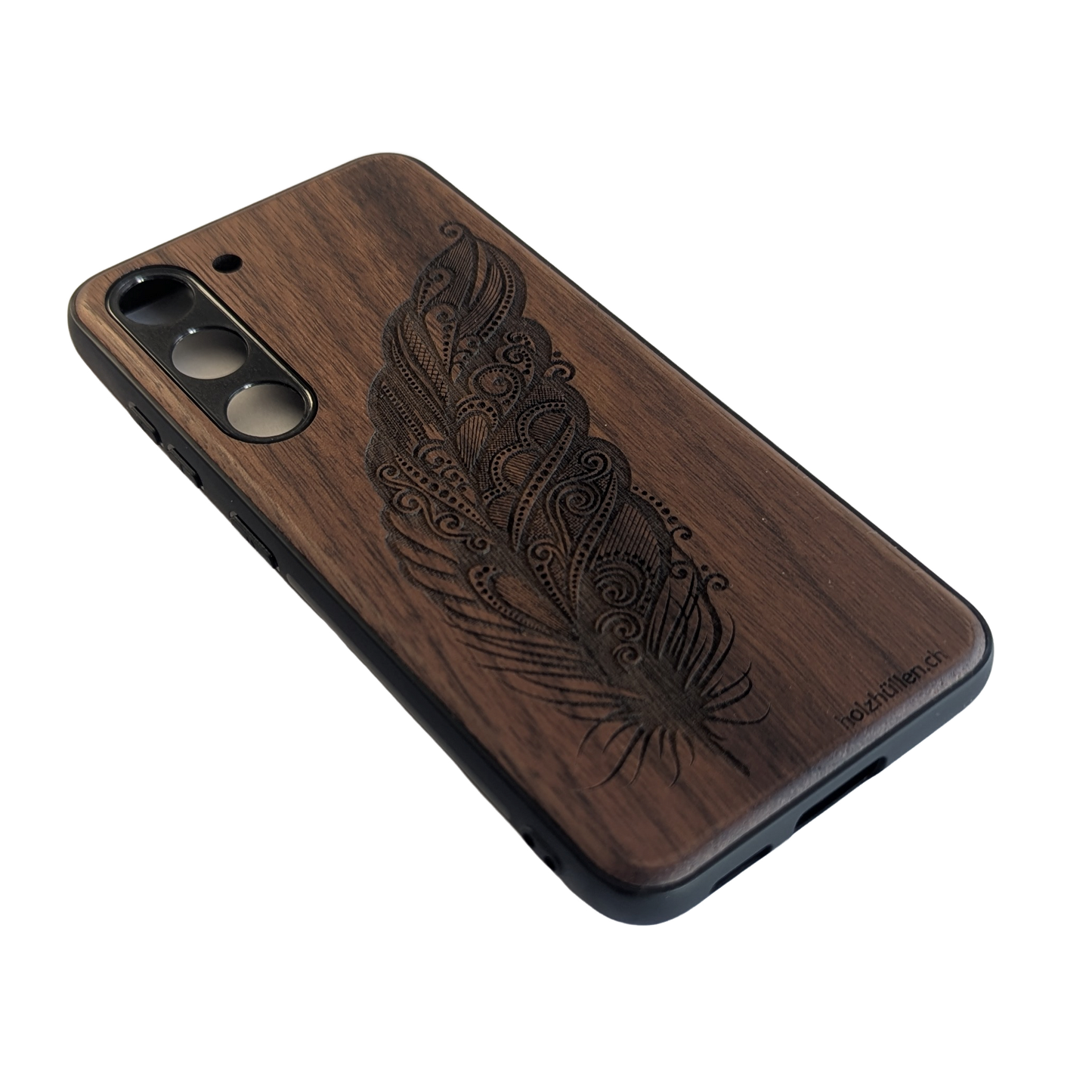 Samsung Hülle Nussbaumholz