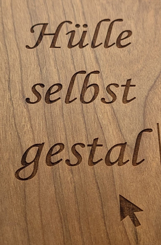 Handyhülle Holz selbst gestalten