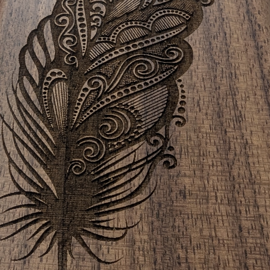 Handyhülle Nahaufnahme Holz