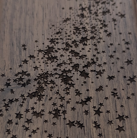 Sternschnuppe Gravur