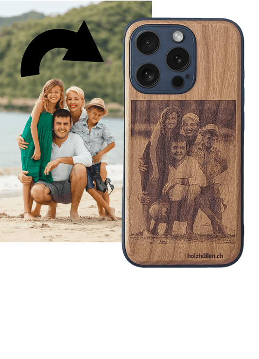 Hülle mit Foto iPhone Beispiel