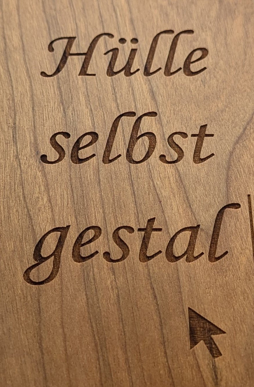 Handyhülle Holz selbst gestalten